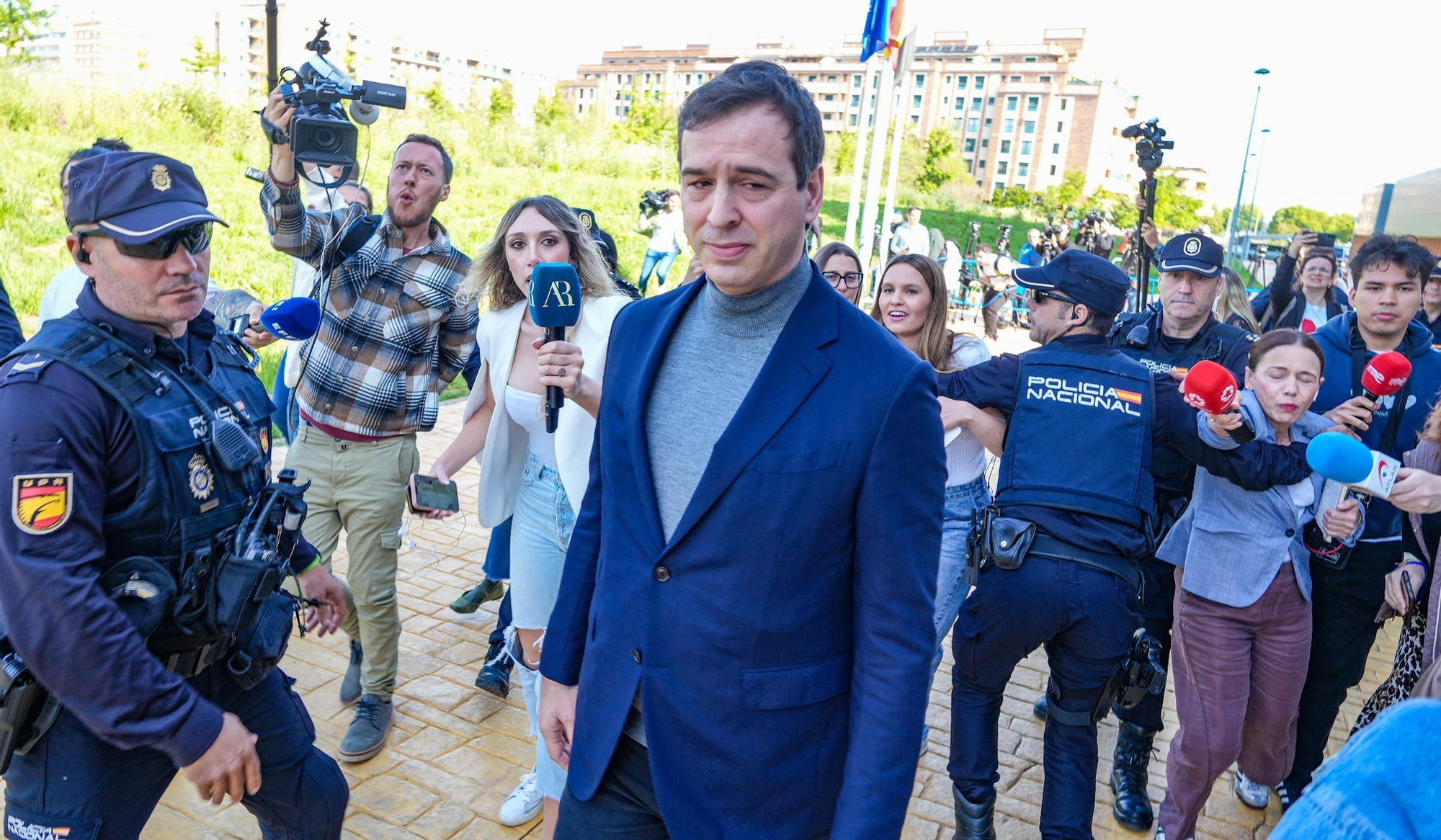 David Sánchez declara en los juzgados de Badajoz