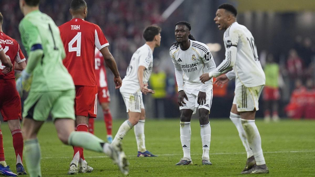 CHAMPIONS LEAGUE | Camavinga arruina la noche de Güler y entierra al Real Madrid de Arbeloa: «El árbitro se ha cargado la eliminatoria»
