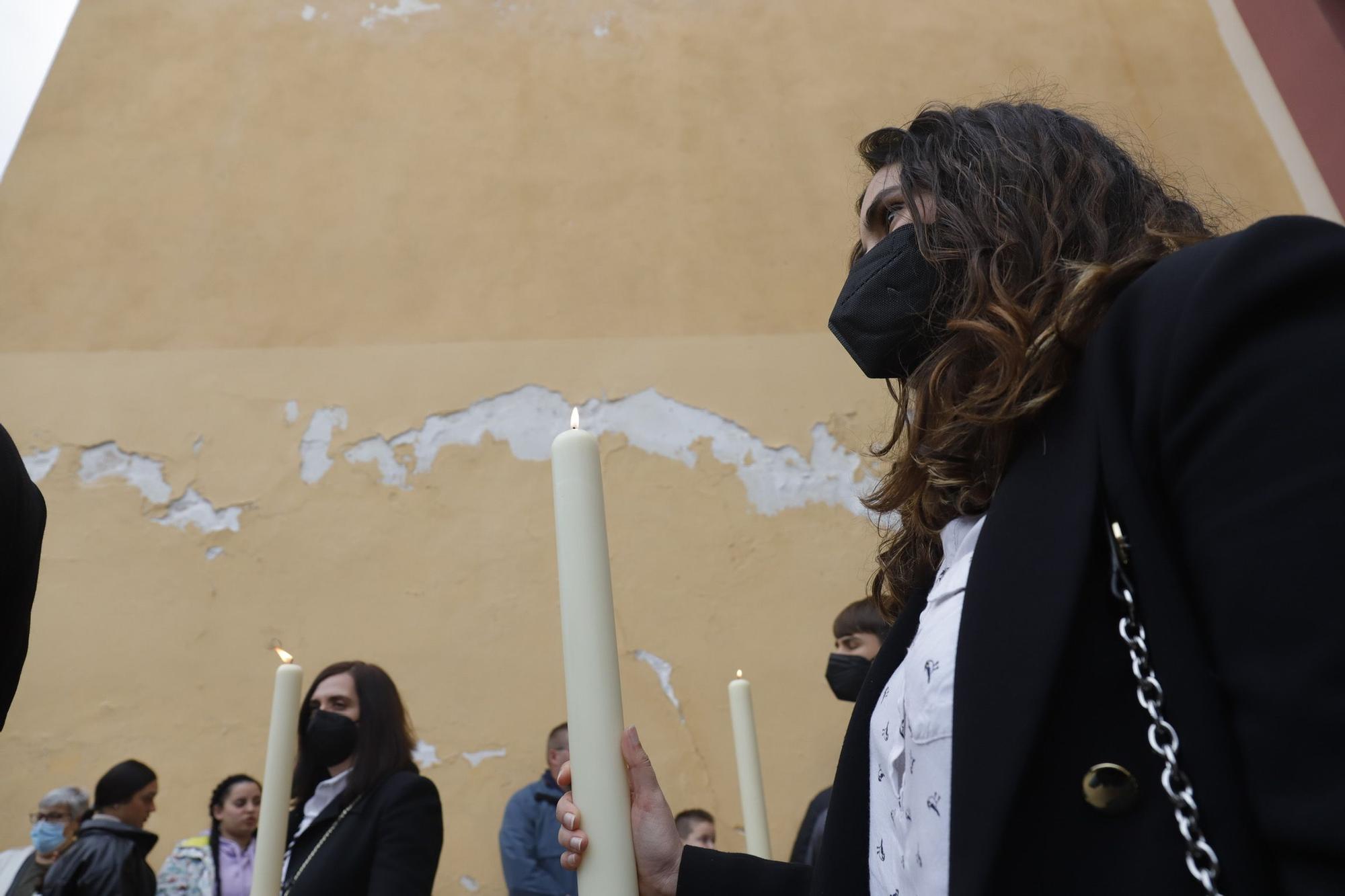 Desde Santo Domingo, la III Estación del Vía Crucis, el Cristo de la Humillación