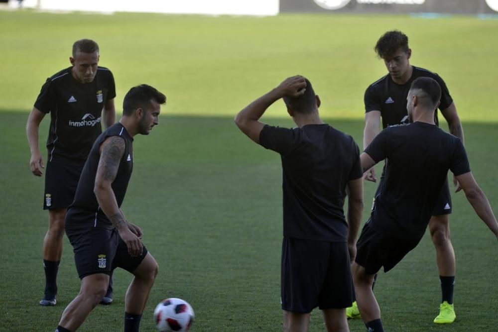 Entrenamiento del FC Cartagena en el Cartagonova (07/06/2019)