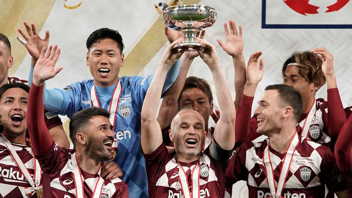 Iniesta aspira a ganar más títulos con el Vissel Kobe