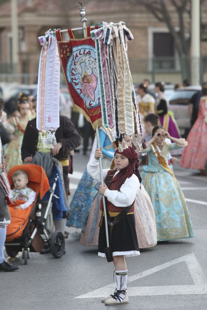 Visita de cortesía a las fallas del Port de Sagunt