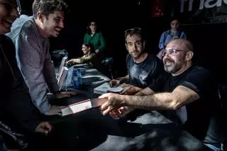 La Sotana y el Barça en Sant Jordi: "Un tío me ha dicho que ha marcado Ferran Torres. Evidentemente, no me lo he creído"