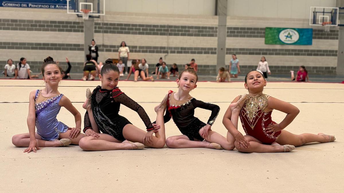 Por la izquierda, Maeve Suárez, Gaia Contreras, Inés Mier y Brigitte Almeida.