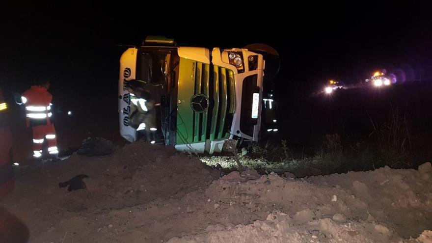 Un herido grave en un accidente de tráfico en Pedrola