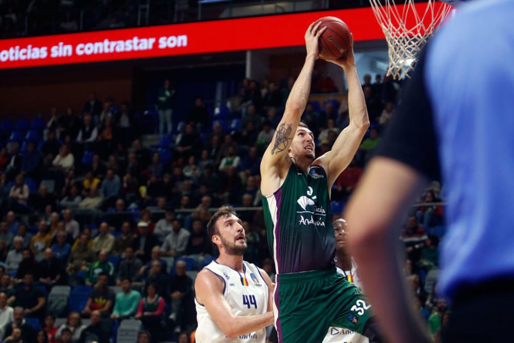 Alberto Díaz, Jaime Fernández y Rubén Guerrero aúpan al Unicaja en el último cuarto para sumar una nueva victoria europea ante el MoraBanc que deja a los verdes a un paso de los cuartos de final y con serias opciones de acabar campeón de grupo.