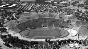 Estadio olímpico de Múnich, sede de los Juegos de 1972