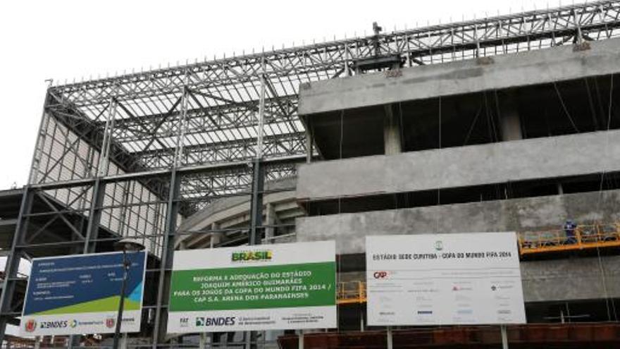 Imagen del estadio Arena da Baixada.