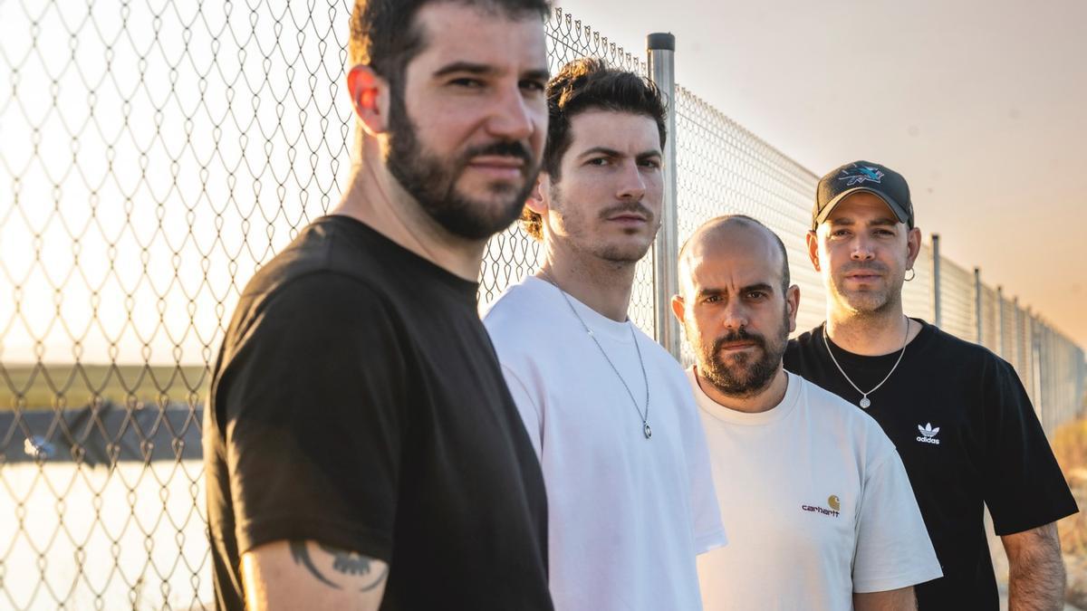 La banda zaragozana que acaba de superar los siete millones de escuchas en uno de sus temas.