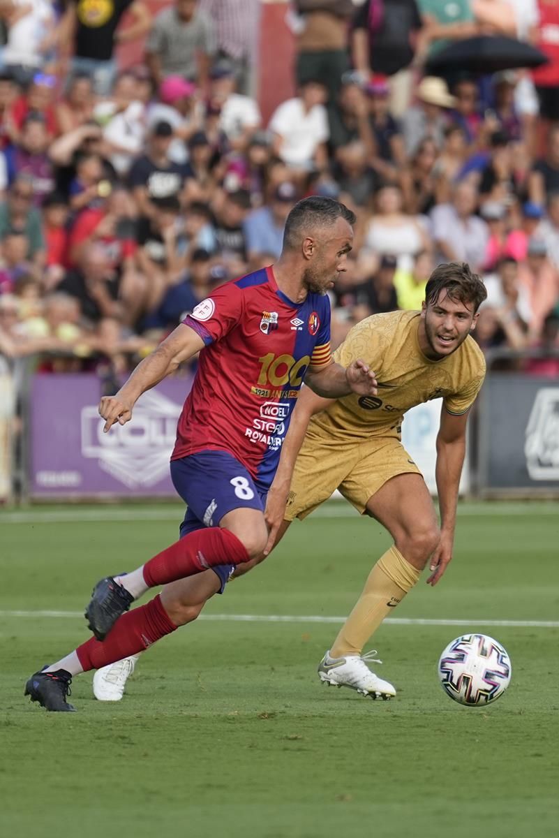 Les imatges de l'Olot-Barça