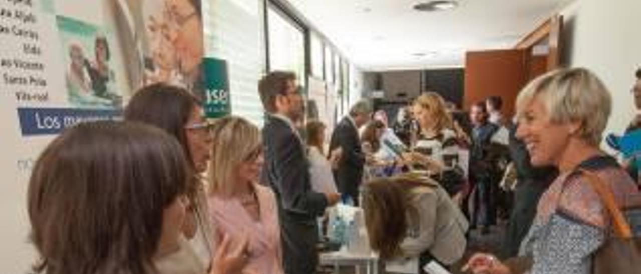 Estands de las empresas participantes en la feria