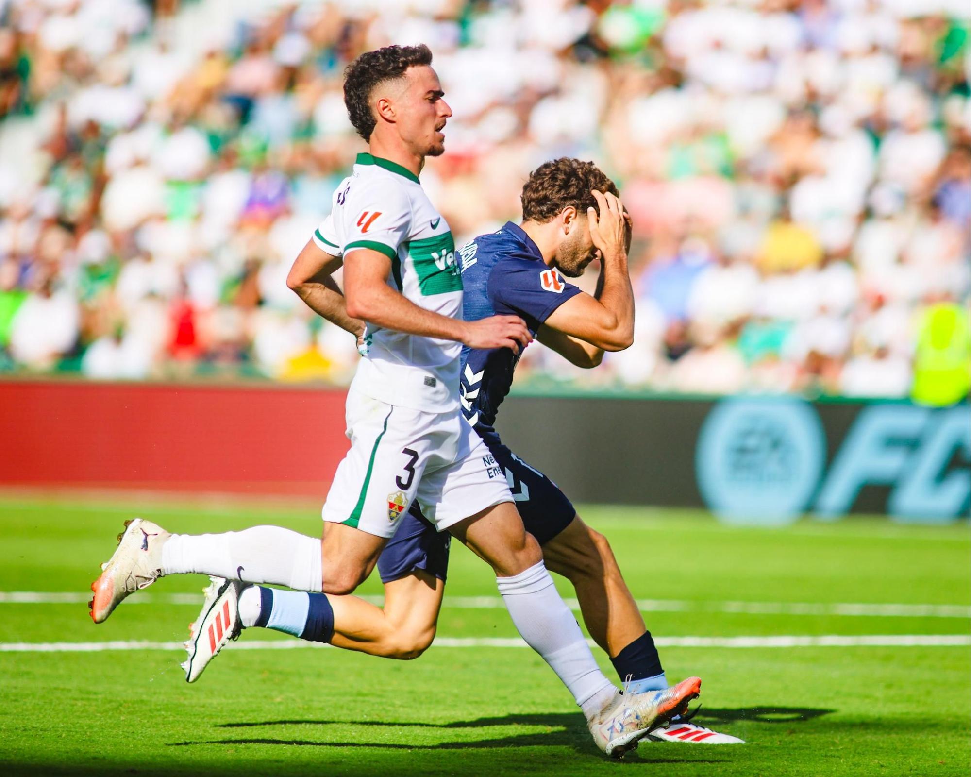 Las imágenes del Elche-Celta