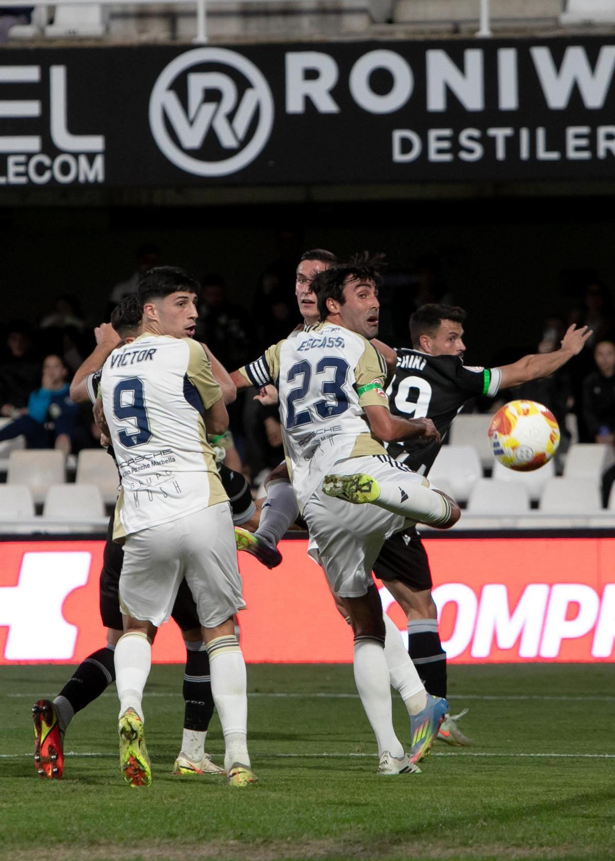 La victoria del FC Cartagena frente al Marbella, en imágenes La victoria del FC Cartagena frente al Marbella, en imágenes