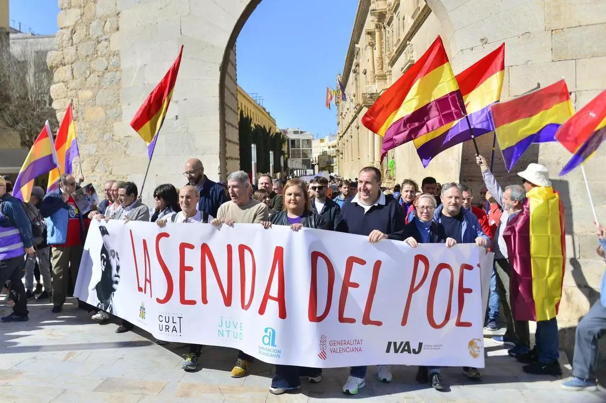 Inicio de la senda desde Orihuela en la anterior edición