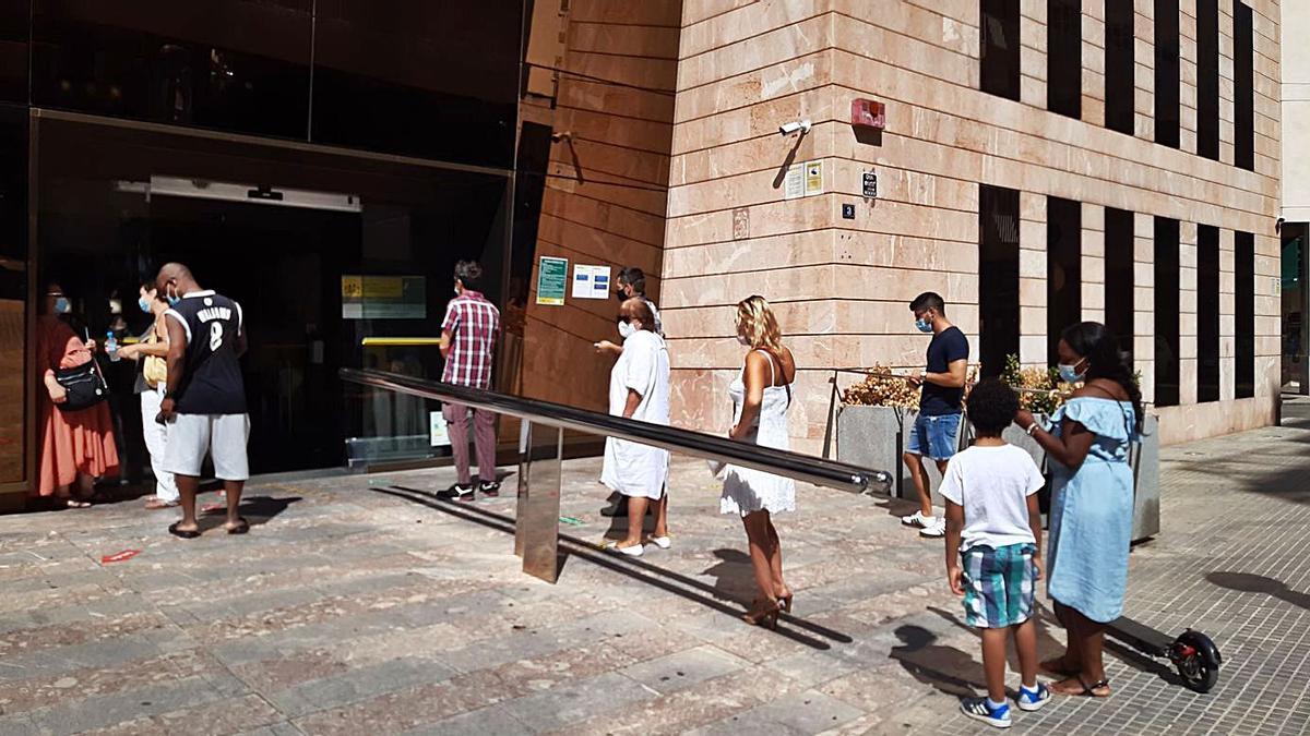 Sede de la Tesorería General de la Seguridad Social en Palma, organismo que tramita el IMV.