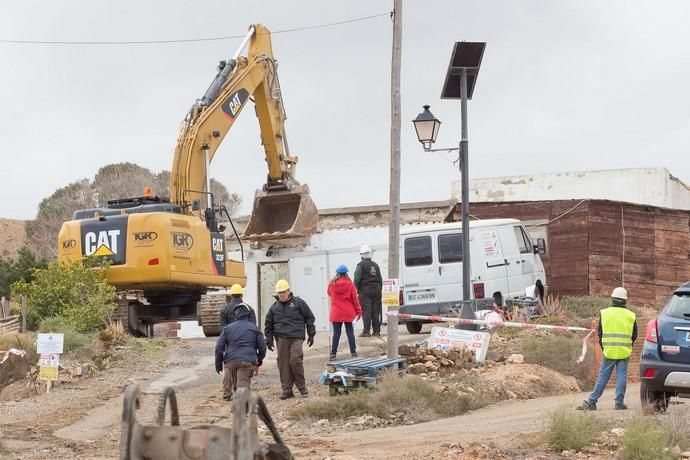 FUERTEVENTURA . - DERRIBO DE LA CASA DE LA ABUELA JOSEFA - 30-01-18 - FOTOS: GABRIEL FUSELLI