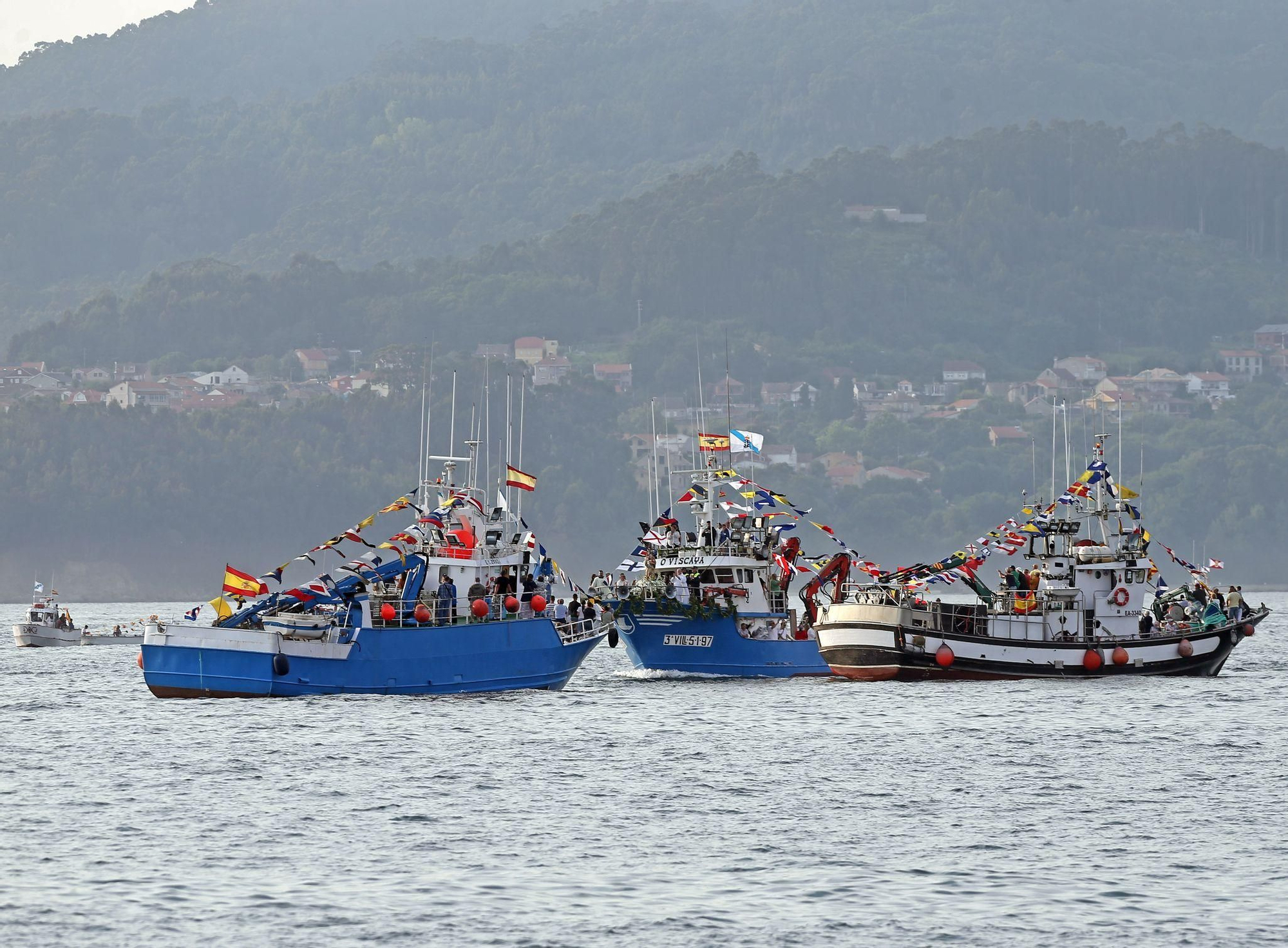 Las mejores imágenes de la procesión marítima de O Berbés