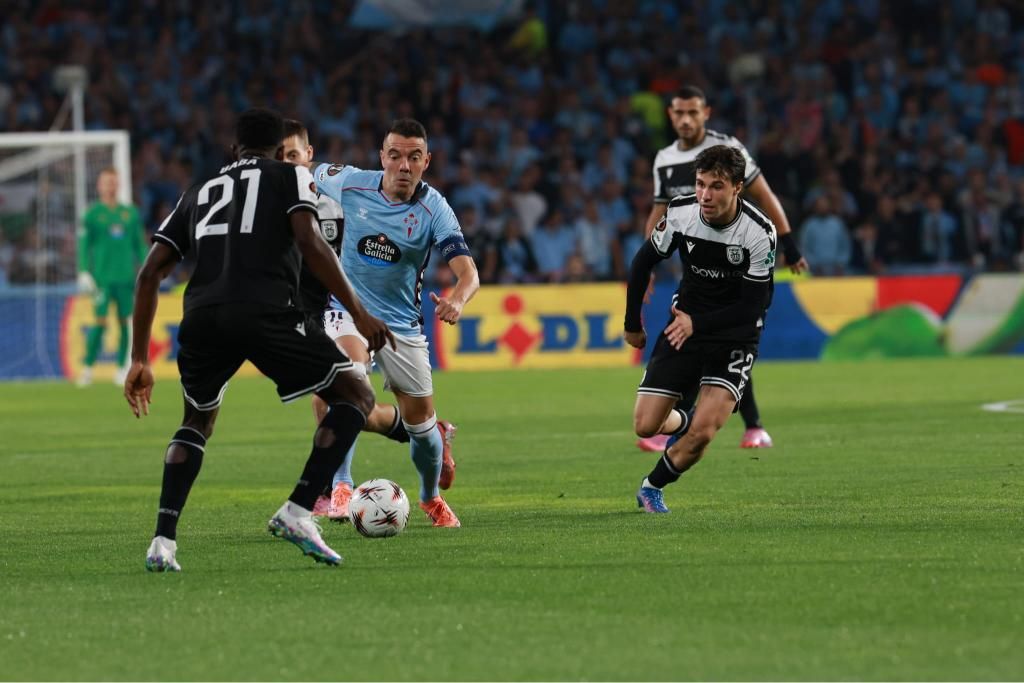 Las imágenes del Celta-PAOK