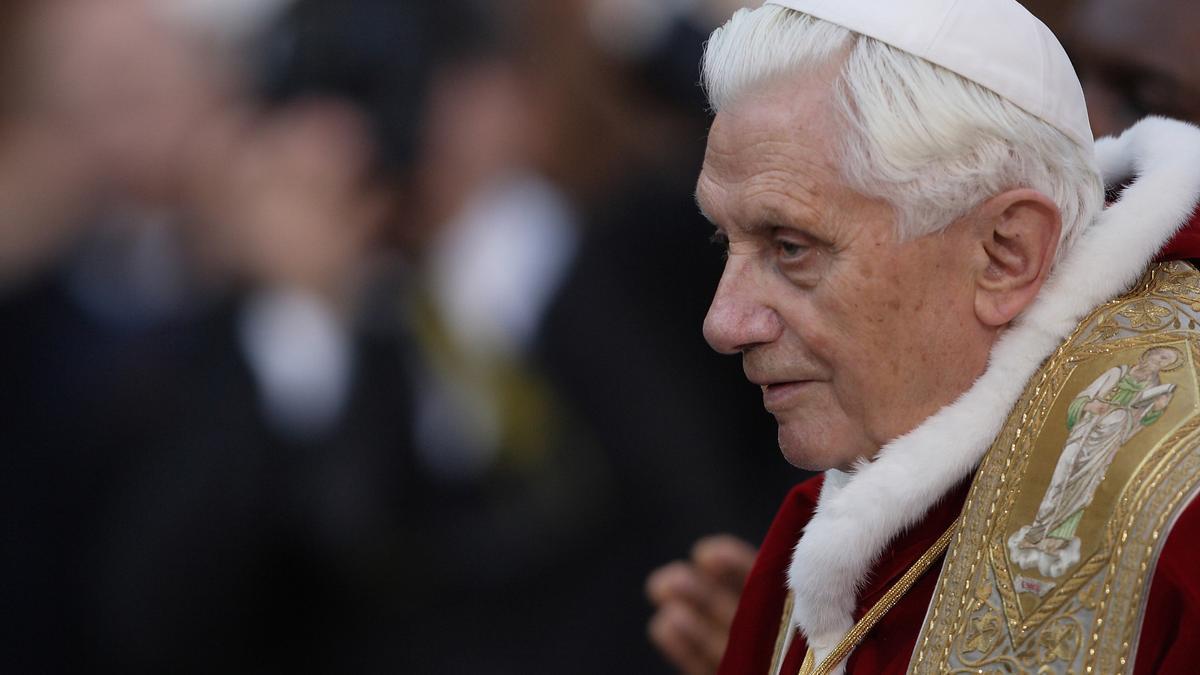 El papa emérito Benedicto XVI