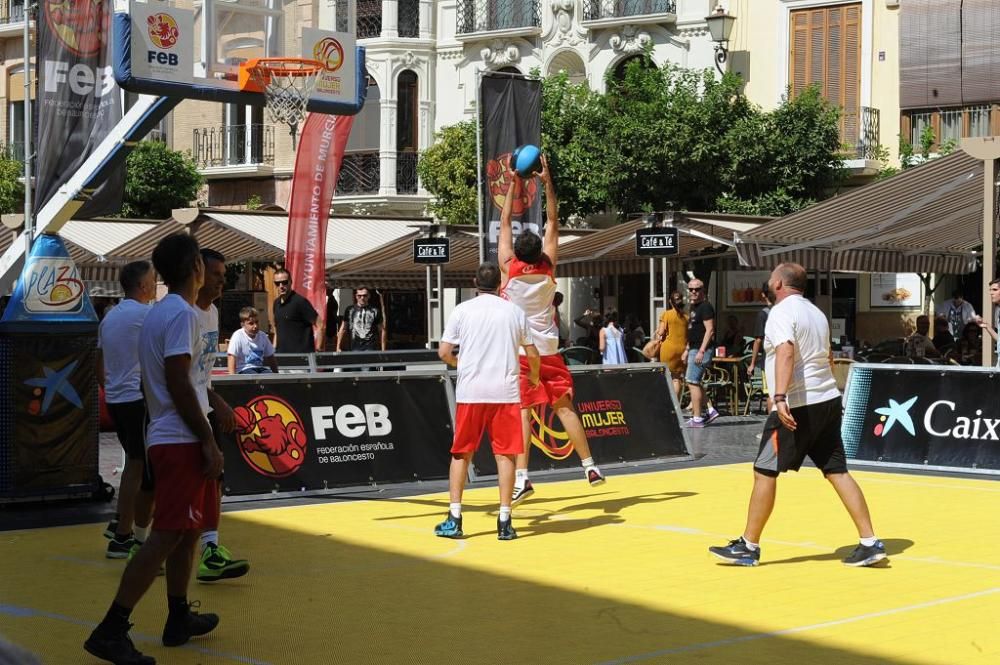 Baloncesto 3x3 en la Plaza Belluga
