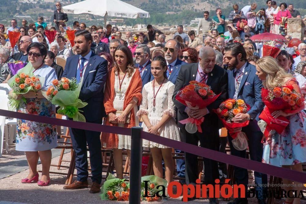 Ofrenda de flores en Caravaca