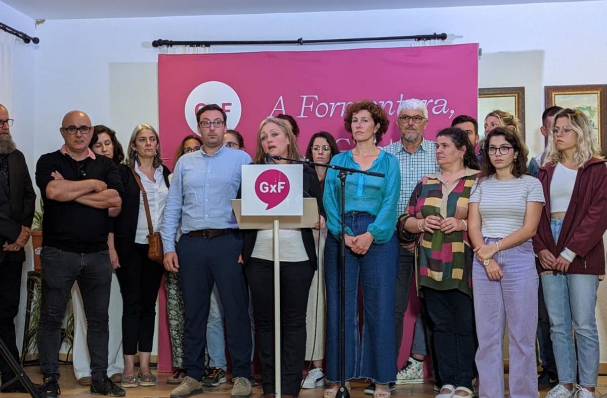 Los socialistas de Formentera siguieron la jornada desde su sede en Sant Ferran. | C.C.