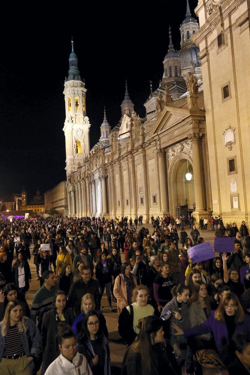 Fotogalería del 8-M en Zaragoza