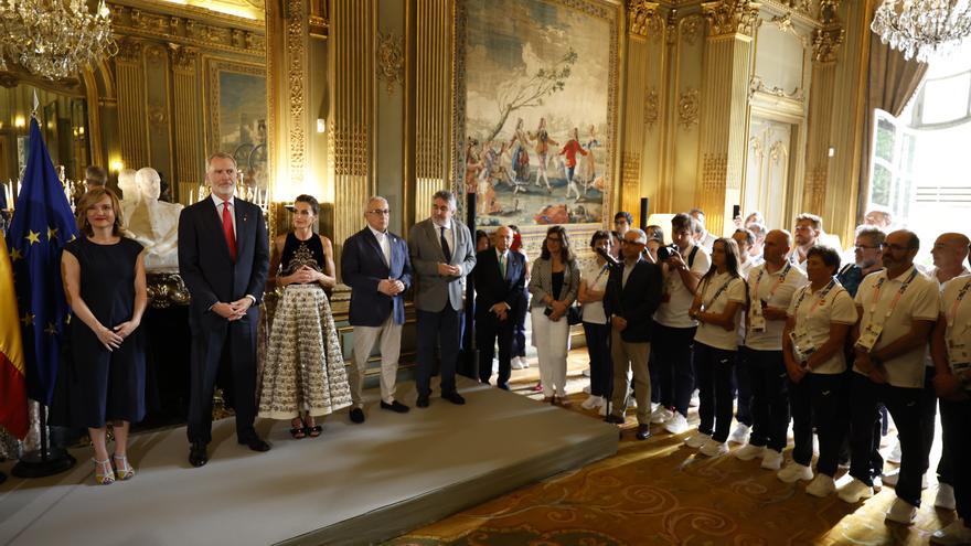 Los reyes muestran su apoyo al equipo olímpico español.