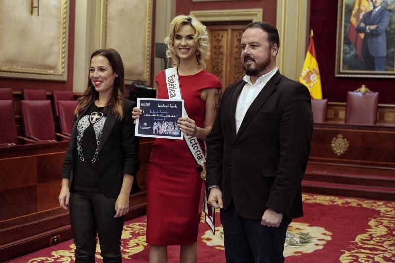 Recepción a las candidatas a Reinas del Carnaval