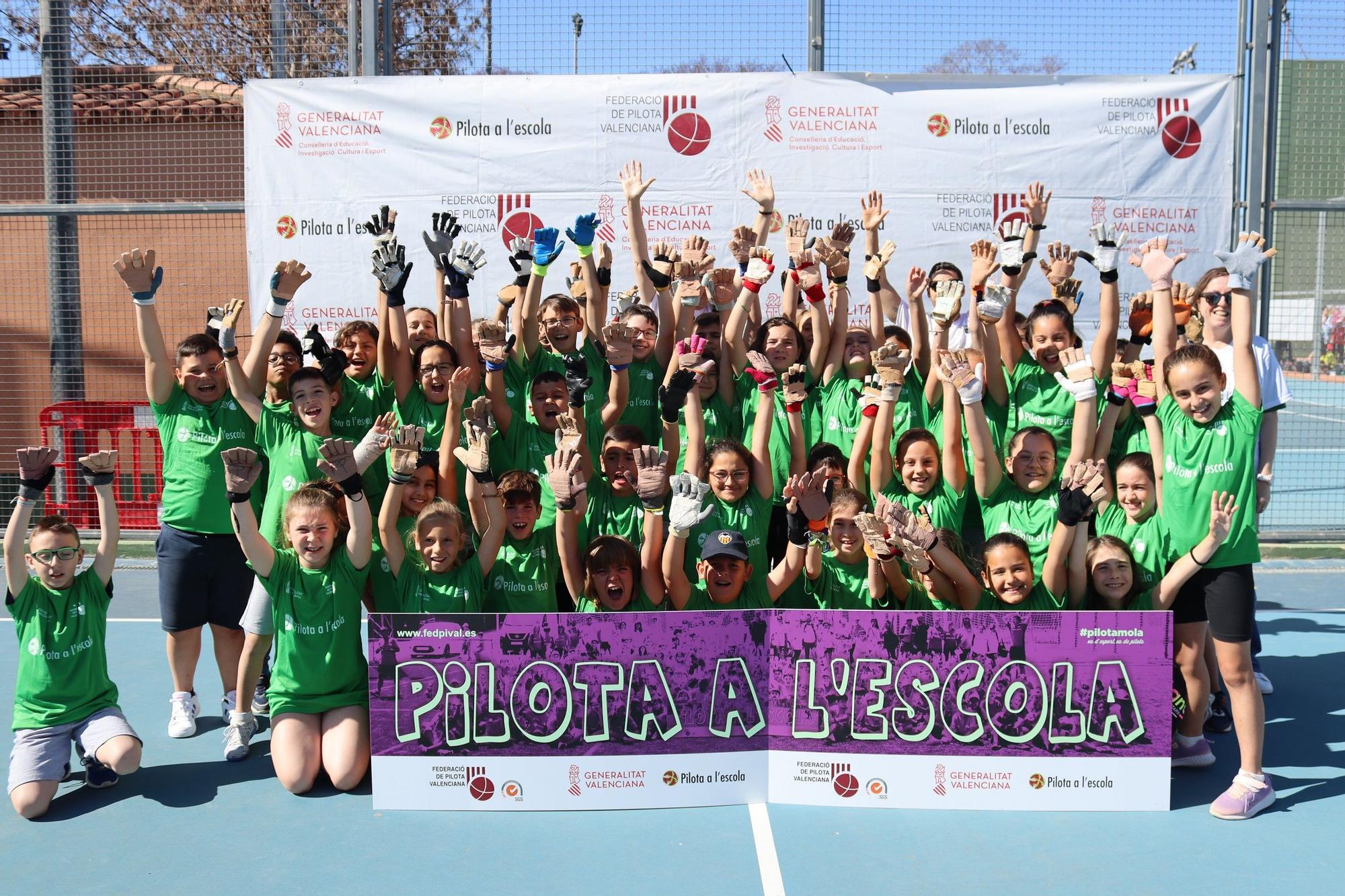 Trobada de Primària de Pilota a l'Escola en Massalfassar