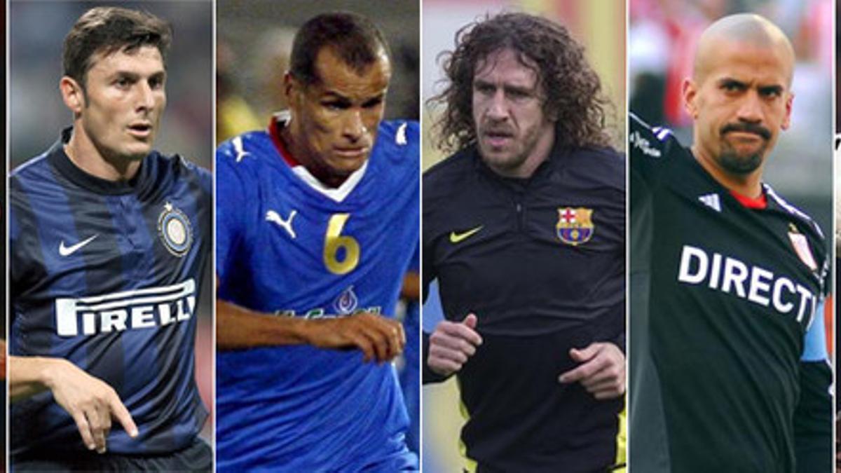 Giggs, Zanetti, Rivaldo, Puyol, Verón y Seedorf han colgado las botas
