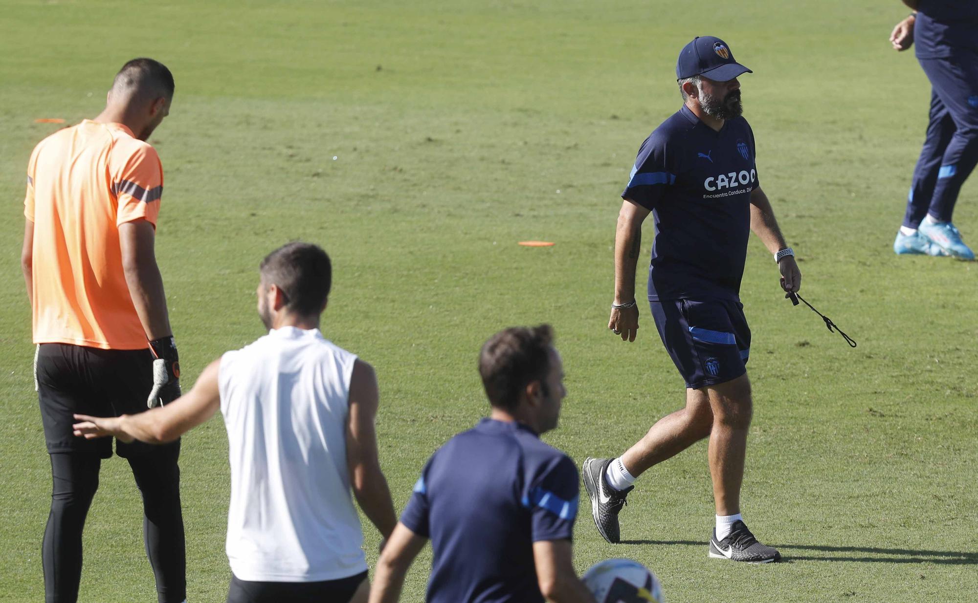 Entrenamiento previo a la segunda jornada de Laliga frente al Athletic de Bilbao