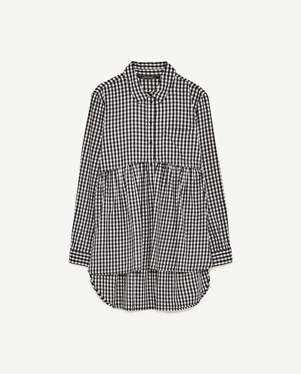 Rebajas Zara: camisa vichy