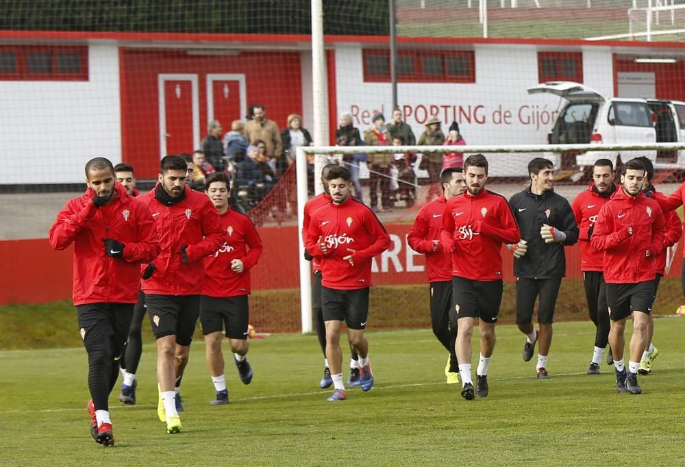 Entrenamiento del Sporting