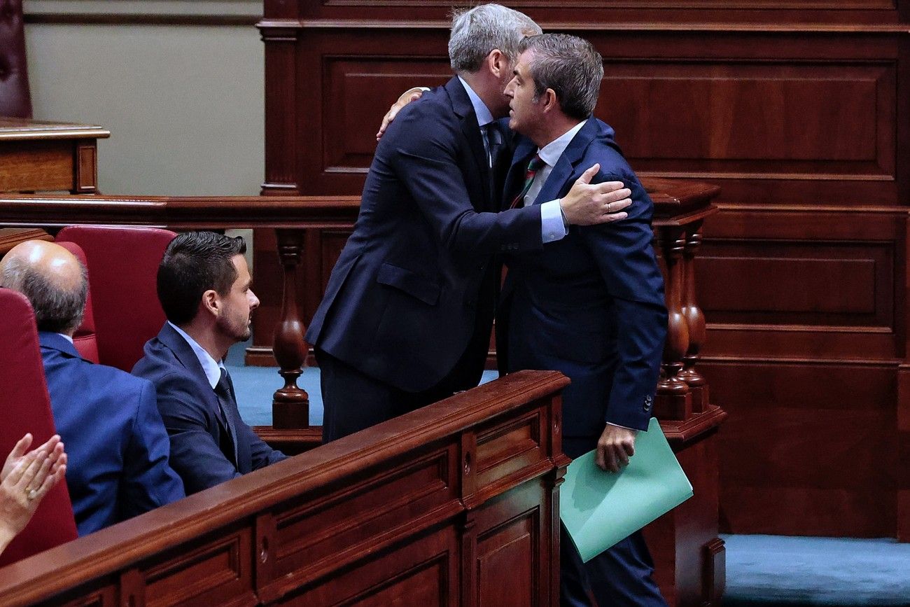 Segunda sesión del debate de investidura en el Parlamento de Canarias