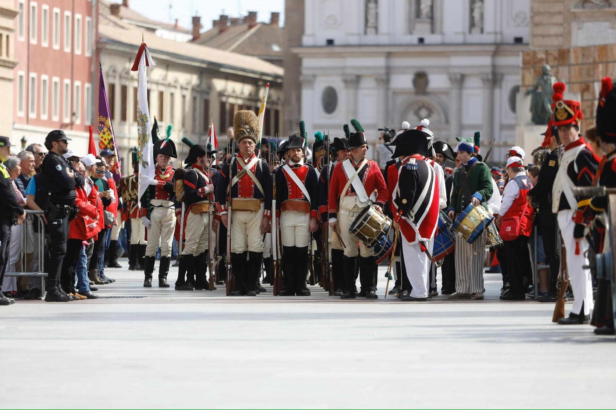 Zaragoza se engalana para recrear los Sitios de 1808