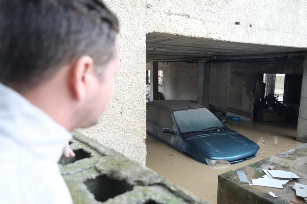 El temporal ha inundado calles, sótanos y garajes.