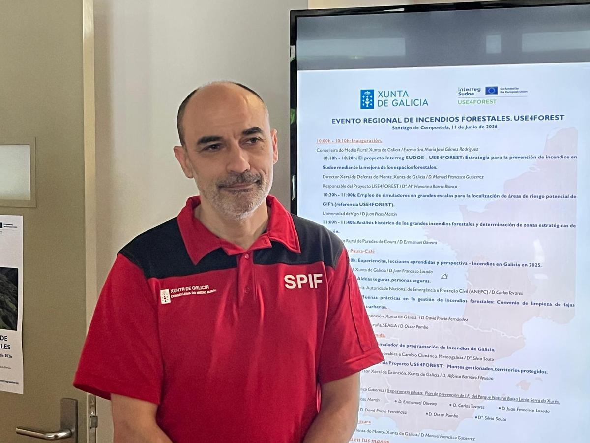 El jefe de área del SPIF, Francisco Losada.