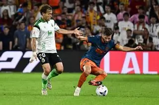 Racing-Valencia, en imágenes