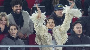 Rosalía es bolca amb el Barça al Camp Nou