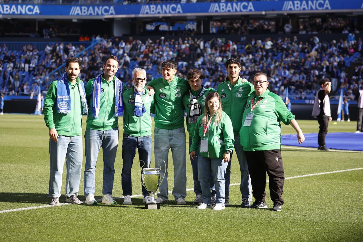 Deportivo de la Coruña-Malaga en Riazor.