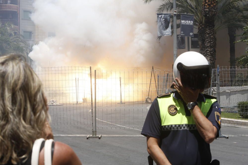 La mascletà tuvo un inicio muy lento