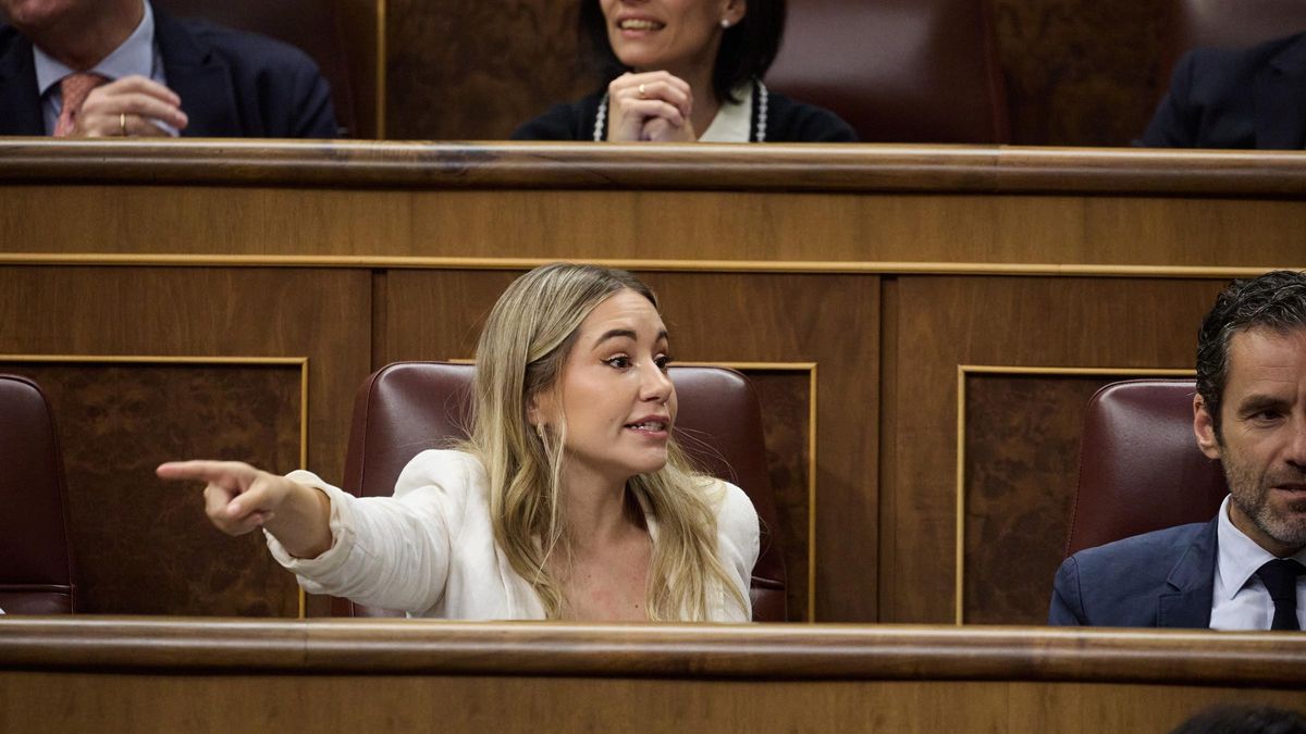La diputada del PP, Noelia Núñez, durante un pleno en el Congreso de los Diputados, a 25 de junio de 2025, en Madrid (España).