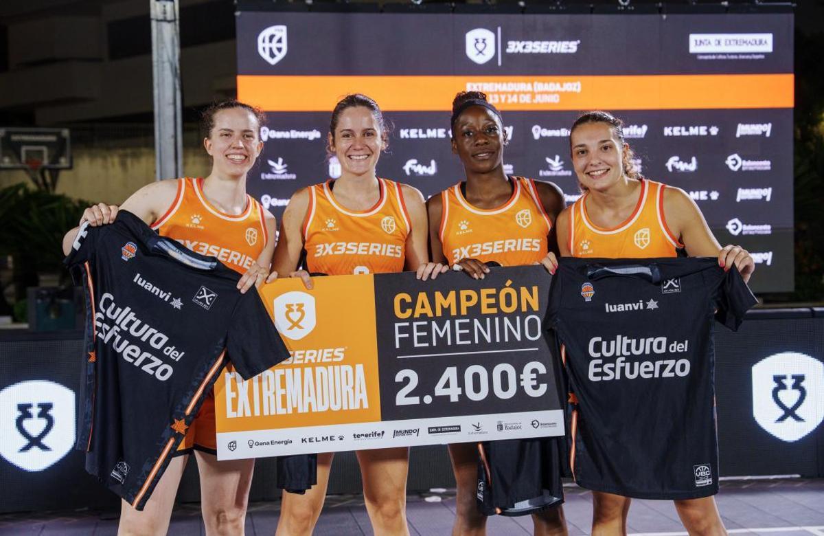 Valencia Basket 3x3 conquista Badajoz y se corona en la segunda parada del circuito 3x3 Series.