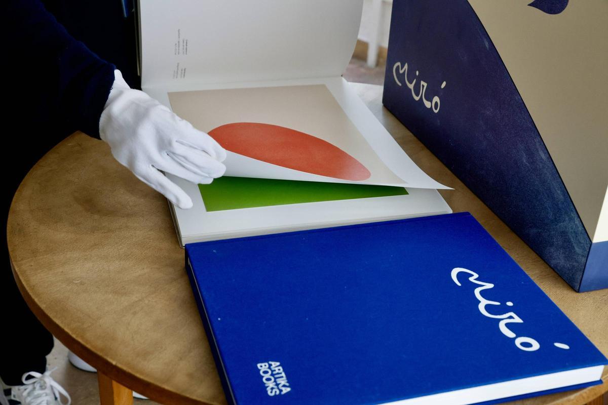 Detalle de la obra 'Cántico del sol' presentada en la Miró Mallorca