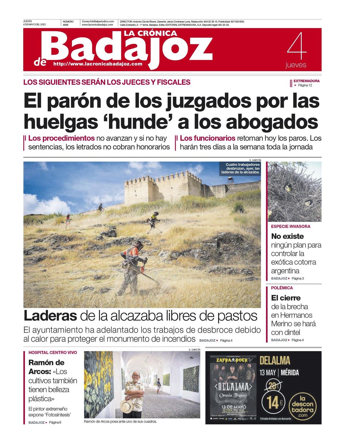 Consulta la portada correspondiente al día 4 de mayo de 2023