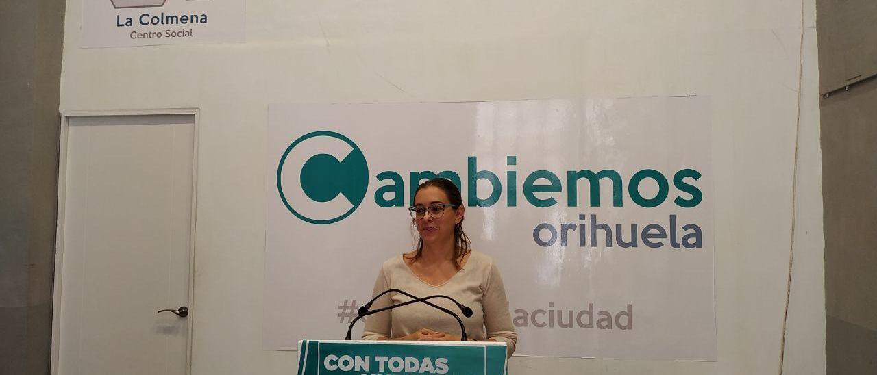 La edil de Cambiemos Orihuela María G. Sandoval