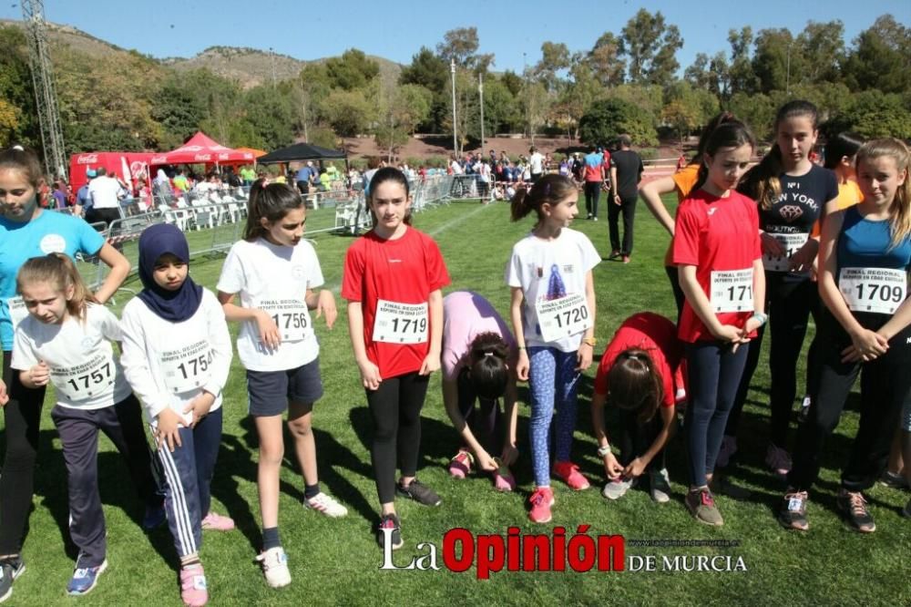 Final Cross Escolar de Lorca. Alevín femenino