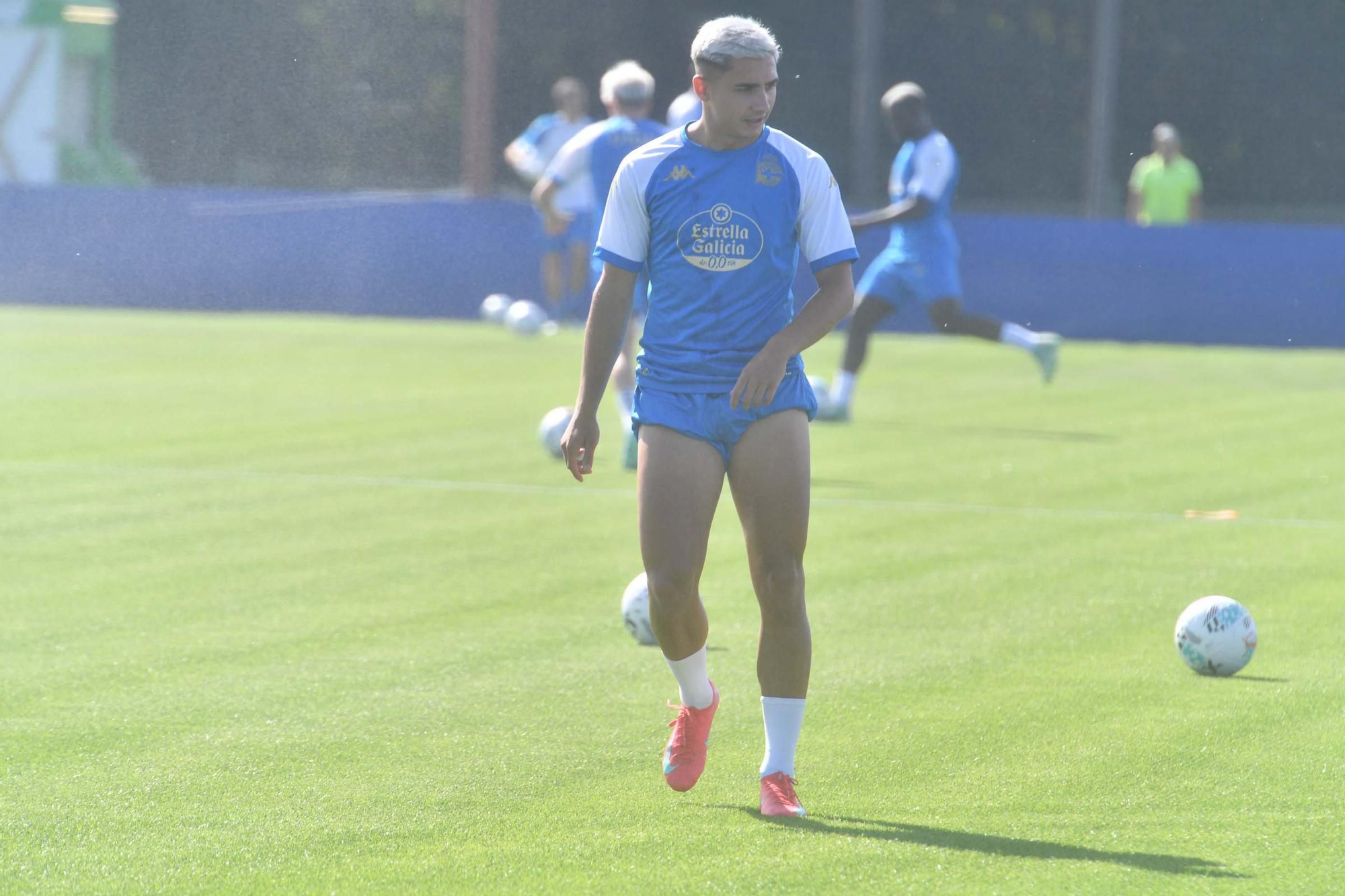 Primer entrenamiento bajo las órdenes de Antonio Hidalgo
