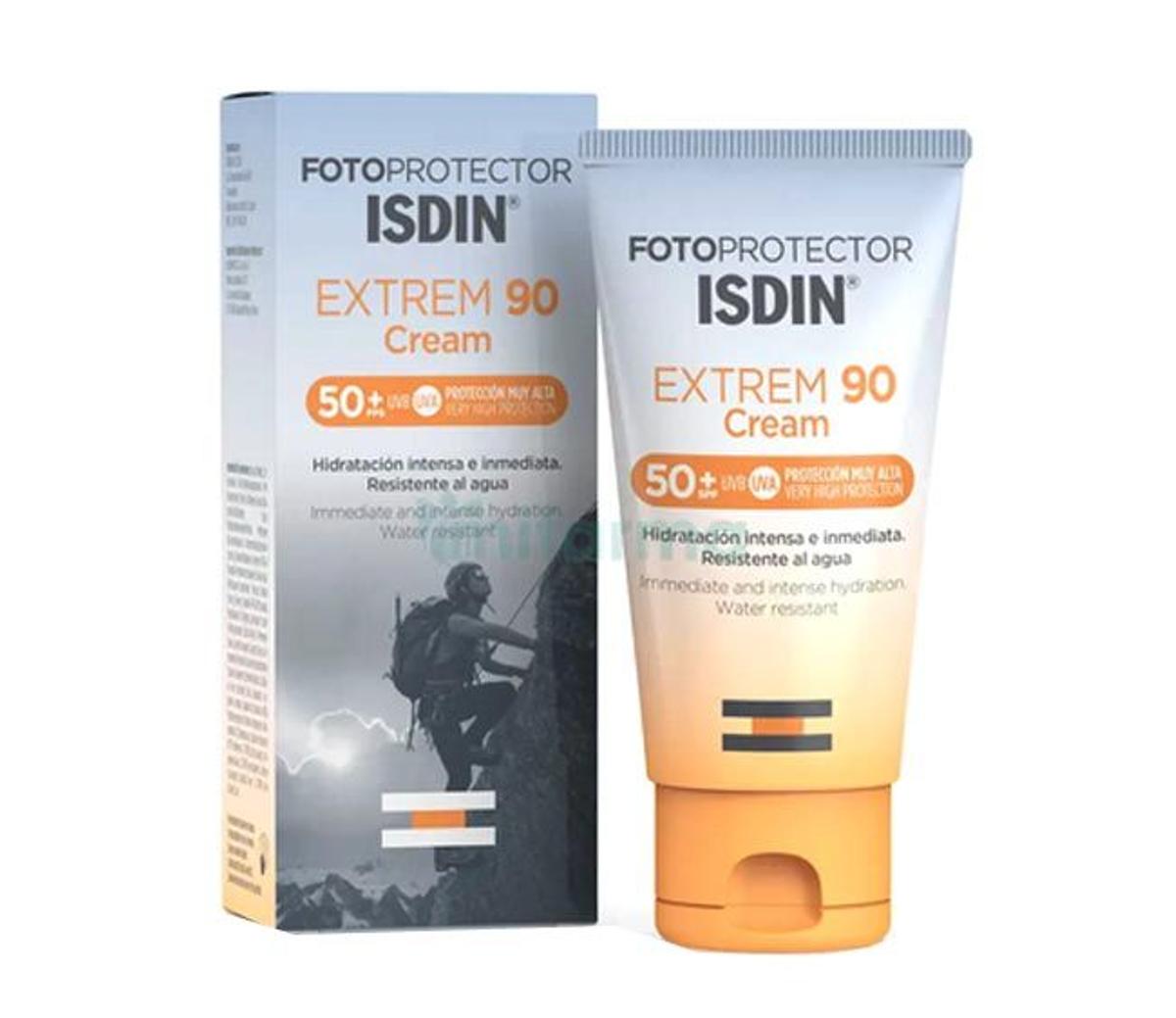 Crema de protección solar muy alta invisible